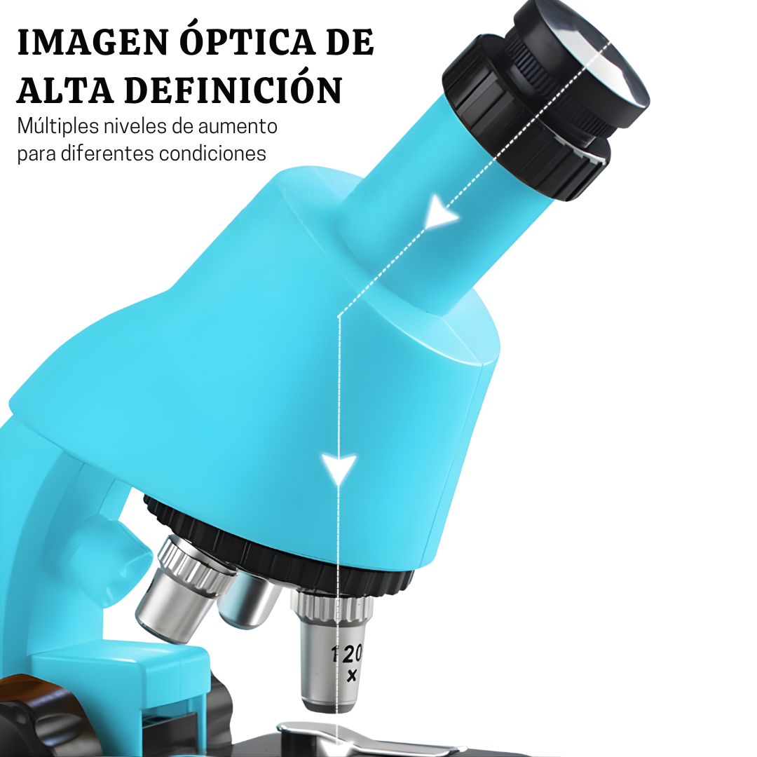 Microscopio de Juguete Educativo STEM | +5 años (Unisex)
