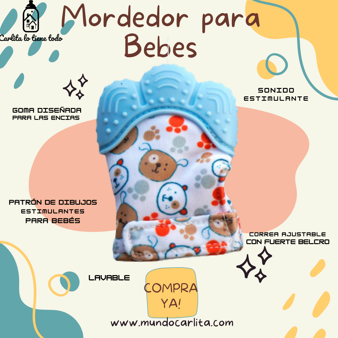 Guante Mordedor de Silicona para Bebé (1 pieza)