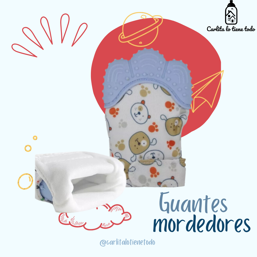 Guante Mordedor de Silicona para Bebé (1 pieza)