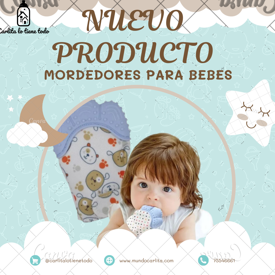 Guante Mordedor de Silicona para Bebé (1 pieza)