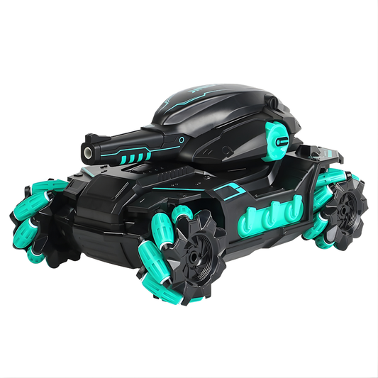 Tanque RC KYK 386 (1:20) con Luces – Doble Control (Control + Pulsera) y Bolitas de Silicona
