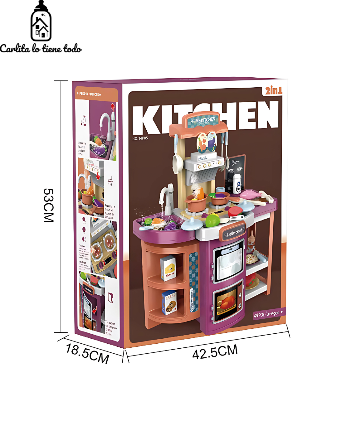 Cocinita Infantil Little Chef | Luces y Accesorios