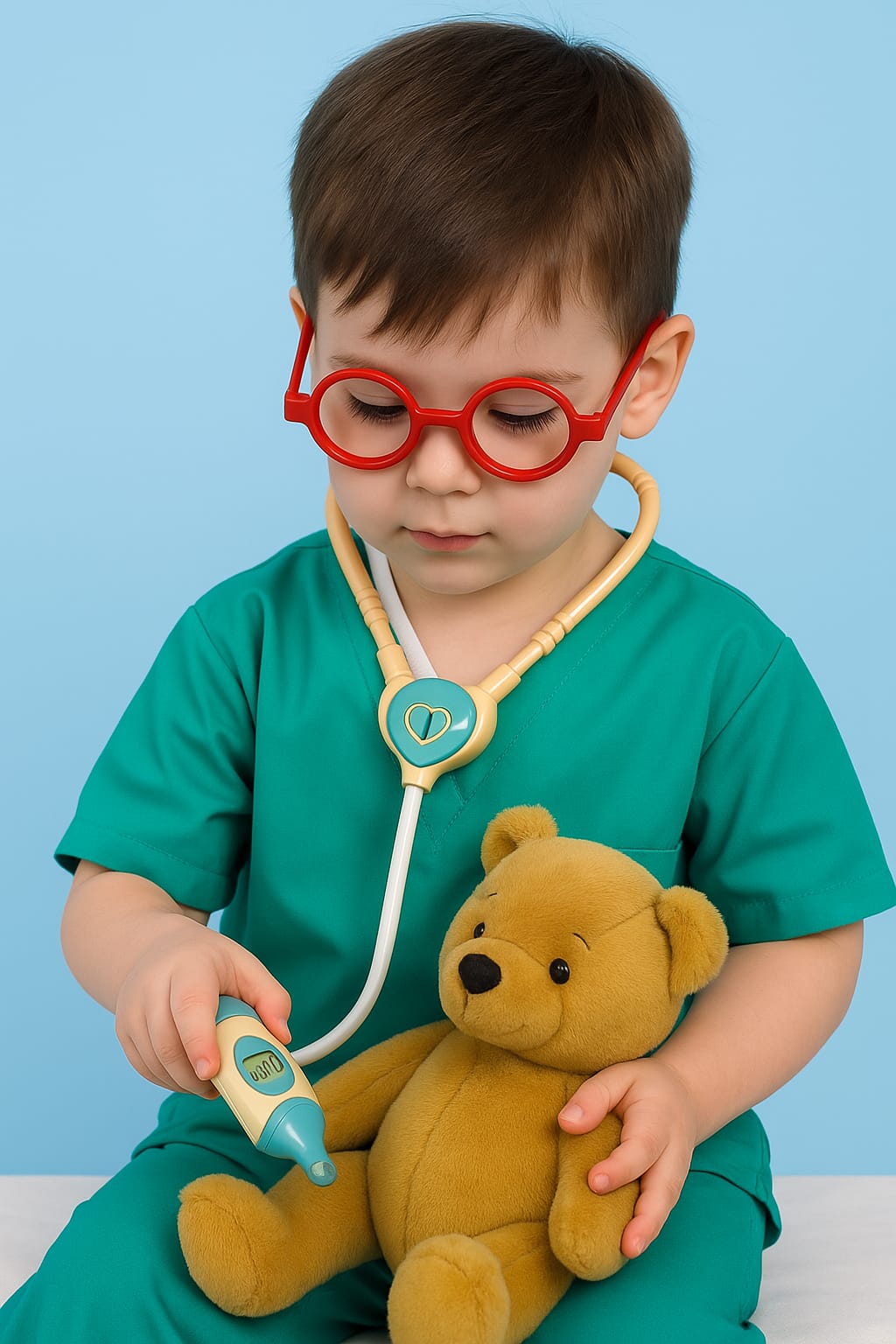 Set de Doctor para Niños 3+ | Carrito Médico Educativo