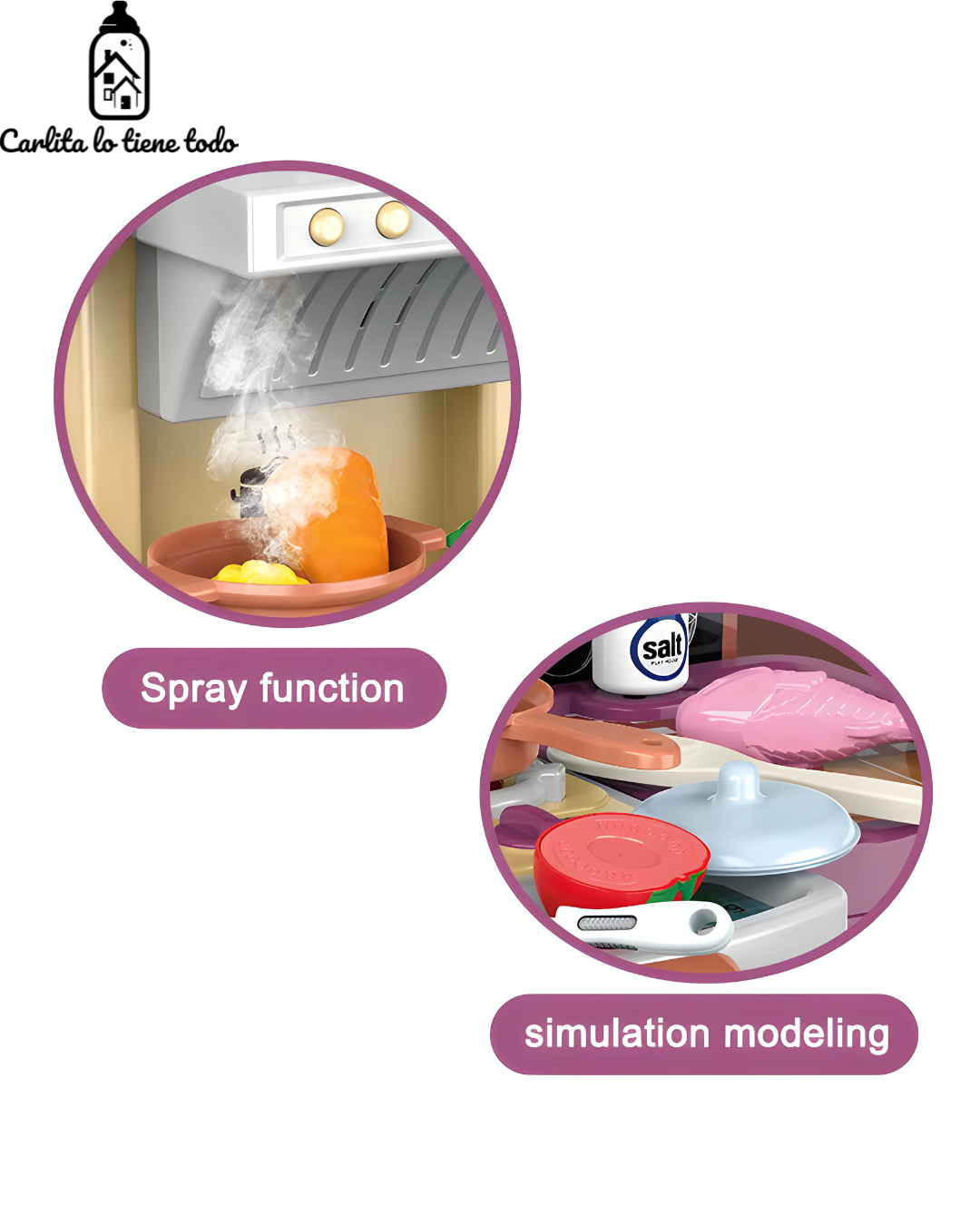 Cocinita Infantil Little Chef | Luces y Accesorios