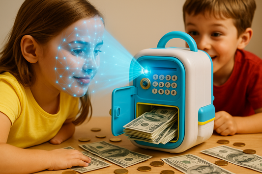 Alcancía electrónica con “Face ID” simulado | ATM infantil con contraseña