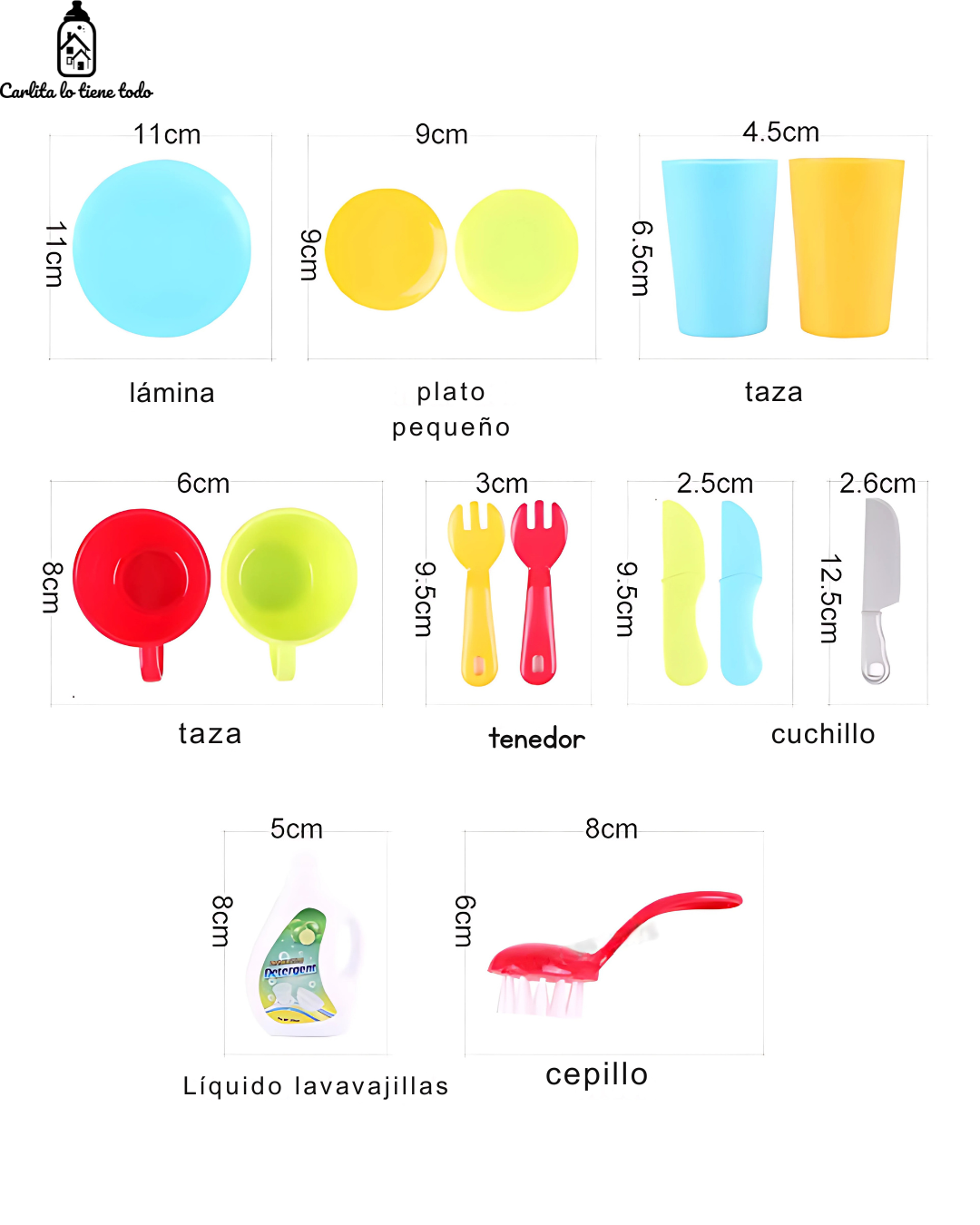 Fregadero Infantil con Agua Real – Juego de Cocina para Niños | Carlita Bolivia