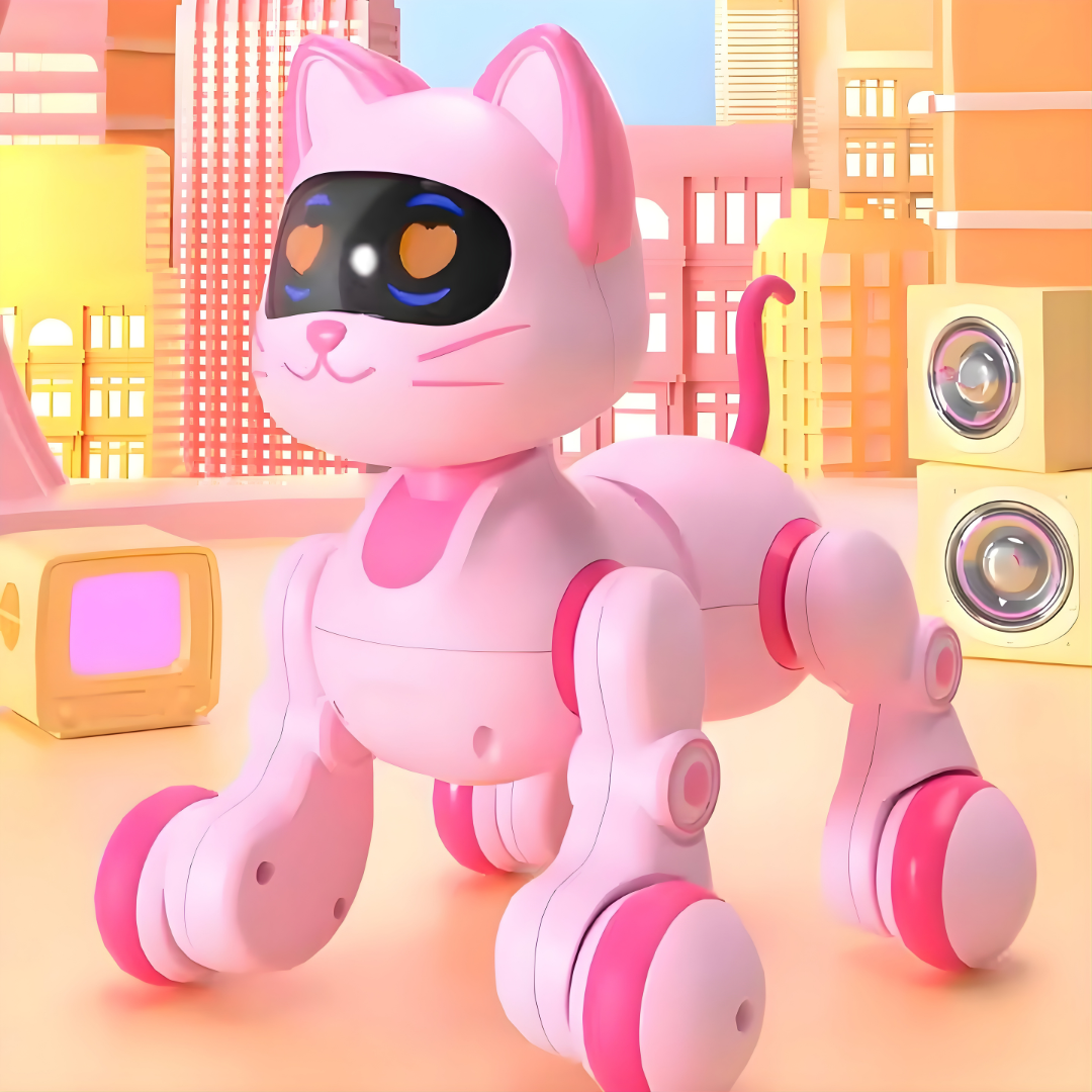 Perro Robot Educativo Recargable con Control Remoto – Programable, Música, Luces y Sonido (1:16 | Modelo 18011)
