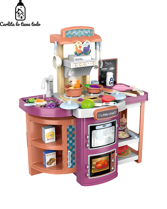 Cocinita Infantil Little Chef | Luces y Accesorios