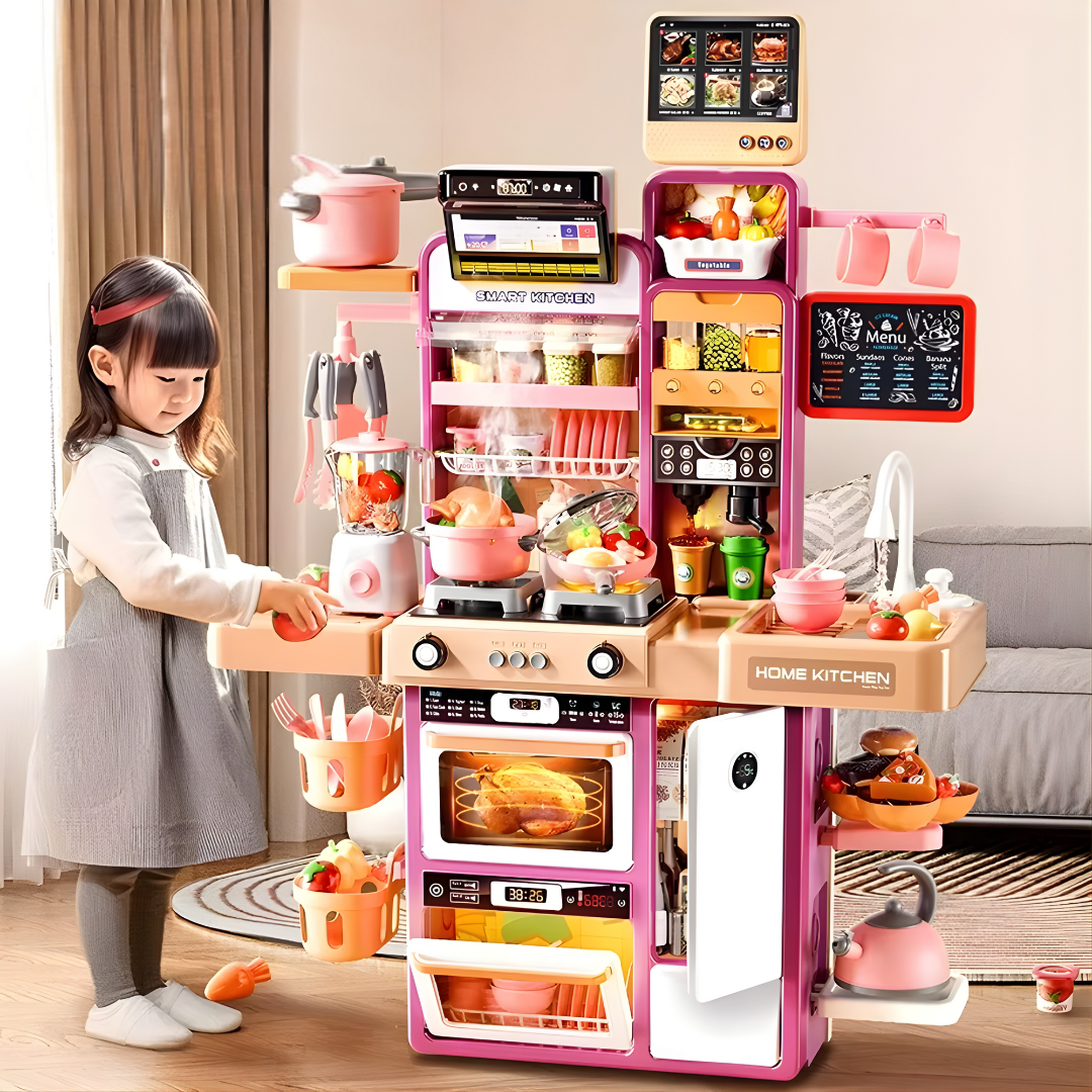 Cocina de Juguete Premium para Niños – Set Completo Unisex 3+