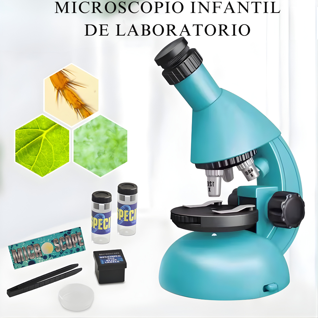 Microscopio de Juguete Educativo STEM | +5 años (Unisex)