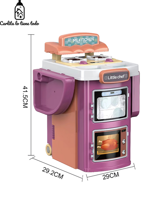 Cocinita Infantil Little Chef | Luces y Accesorios