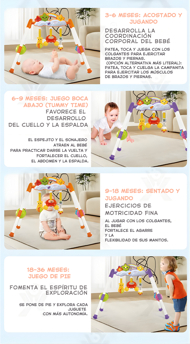 Gimnasio de Actividades Musical para Bebé “Little Star” | Estimulación Temprana (0–4 años)