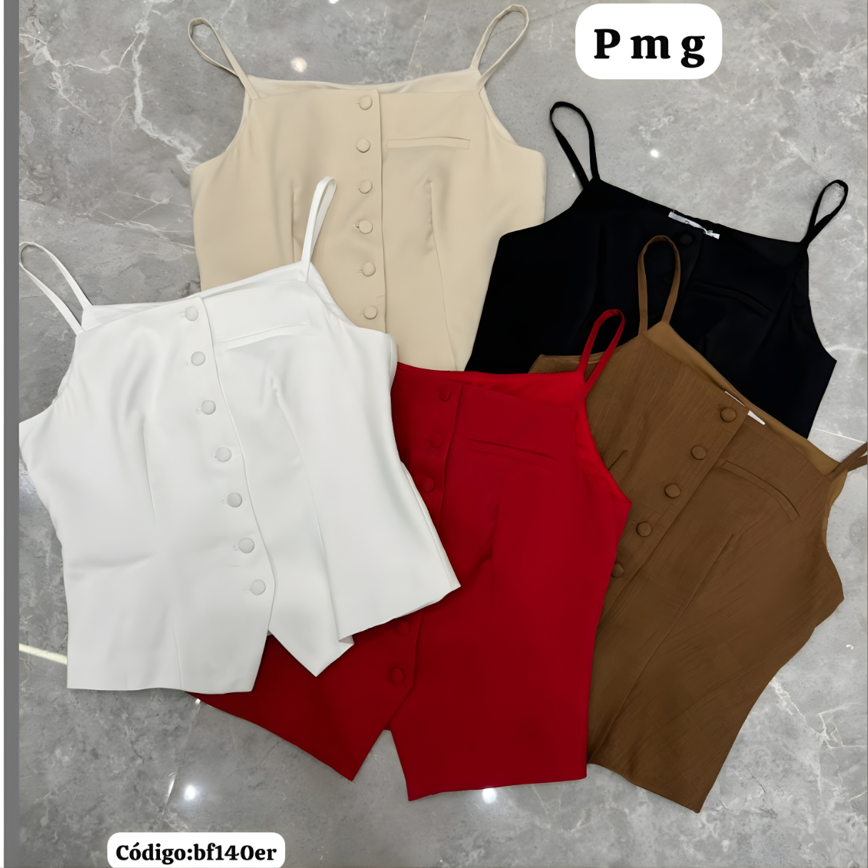 Top Corset Sastre con Botones — Define la Cintura y Eleva tu Look