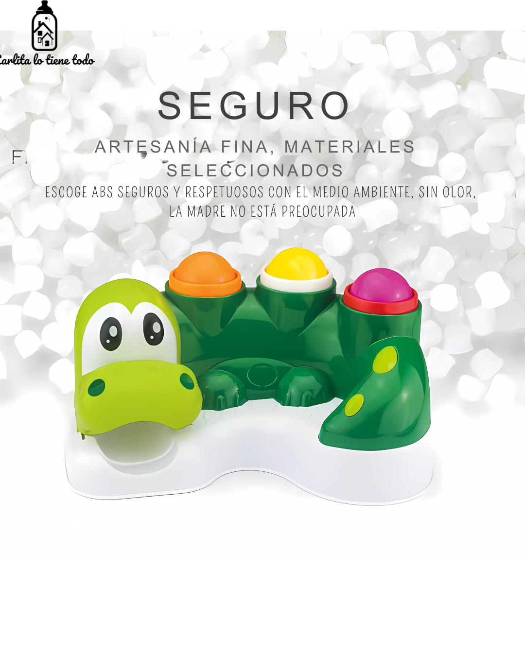 Gator Hammer Table – Martillo Musical para Bebés con Luces y Sonidos (Juguete Educativo desde 12m)