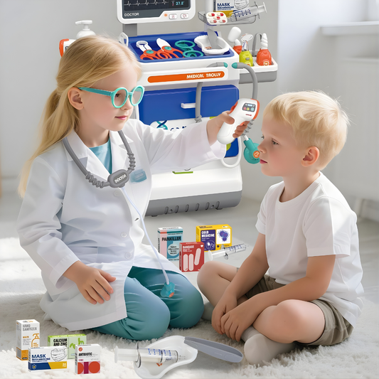 Carro Médico de Juguete Grande 114 cm | Set Doctor Completo (JC 660-93)