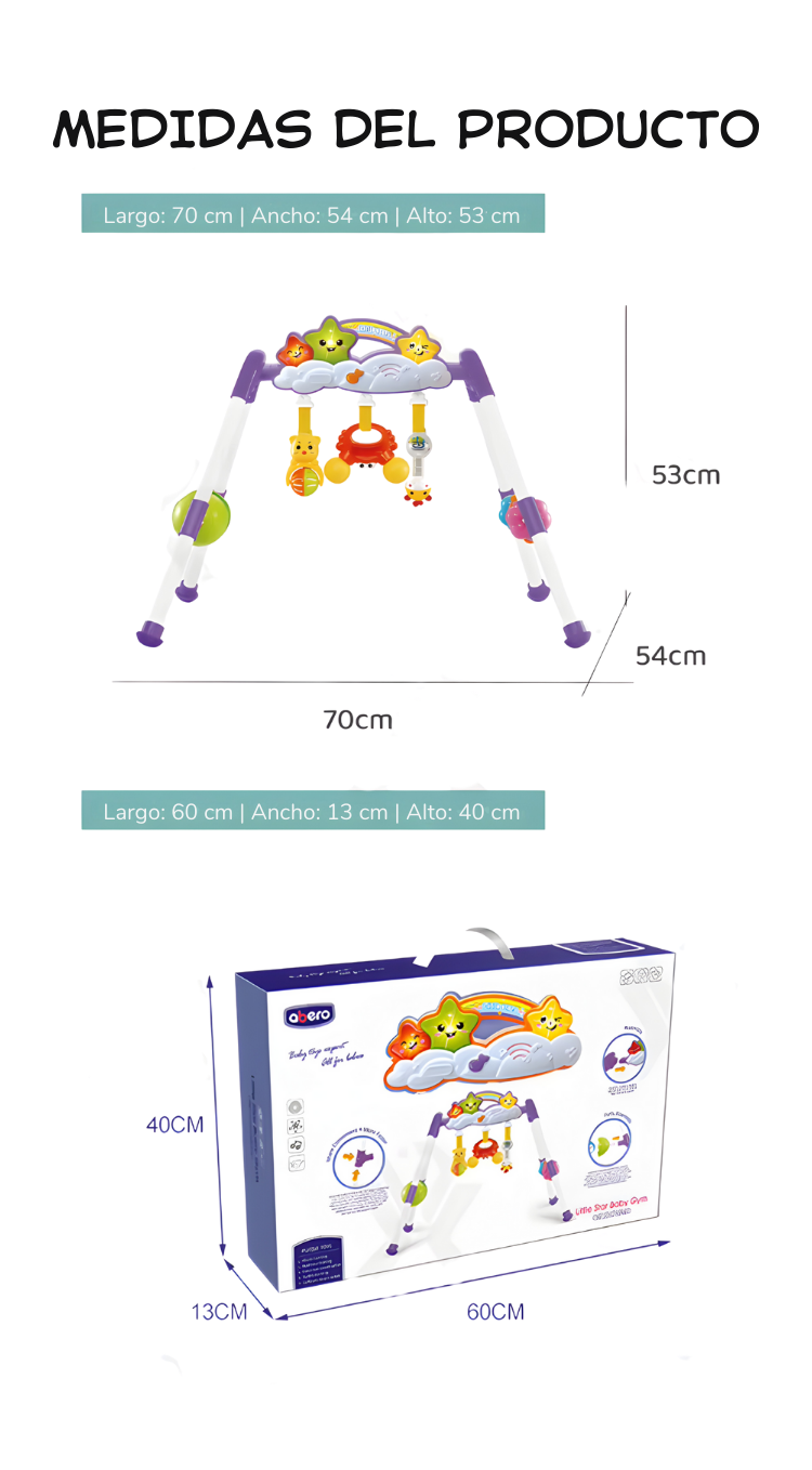 Gimnasio de Actividades Musical para Bebé “Little Star” | Estimulación Temprana (0–4 años)
