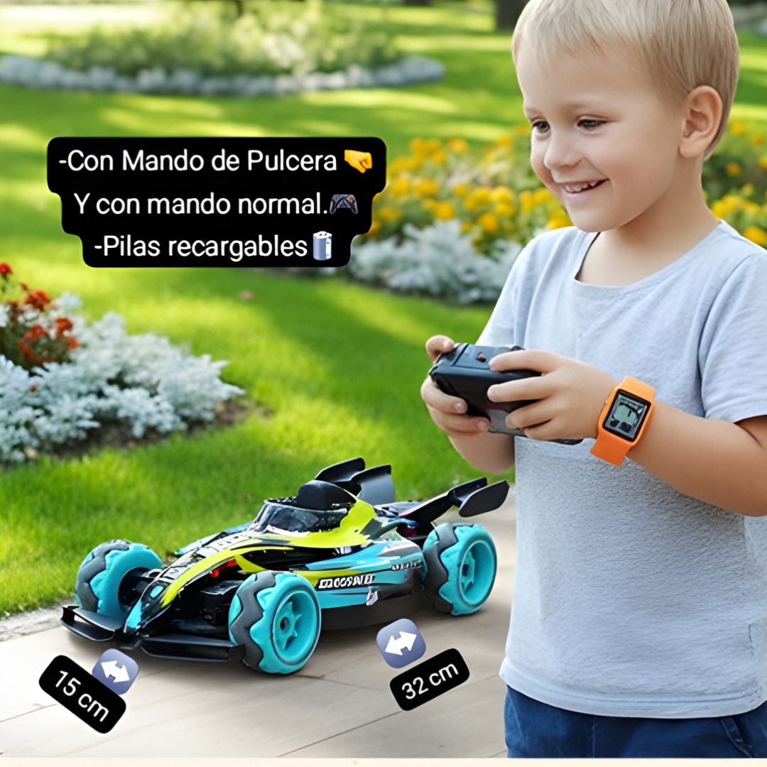 Auto RC Stunt 2.4 GHz con Pulsera de Gestos (Niños)