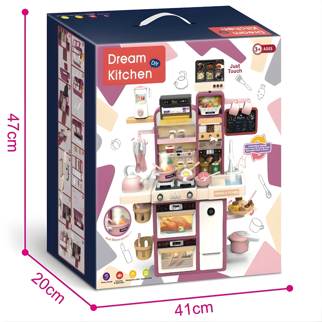 Cocina de Juguete Premium para Niños – Set Completo Unisex 3+
