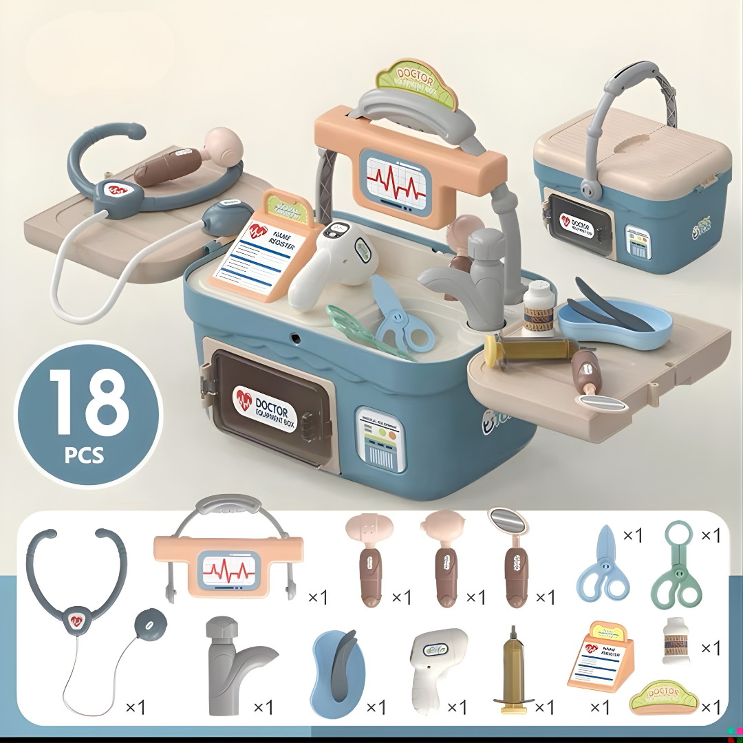 Maletín de Doctor Infantil – Set Médico Educativo (ABS | EN71)