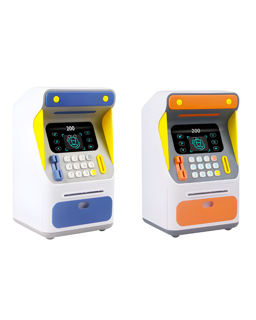 Alcancía Electrónica Infantil con “Reconocimiento Facial” + Clave | ATM para Niños 26.5 cm, Auto-Enrolle de Billetes, Gran Capacidad