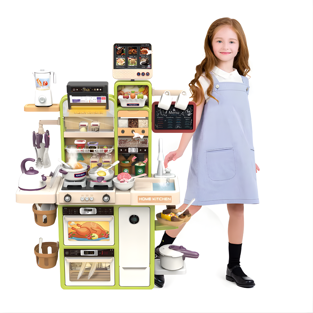 Cocina de Juguete Premium para Niños – Set Completo Unisex 3+