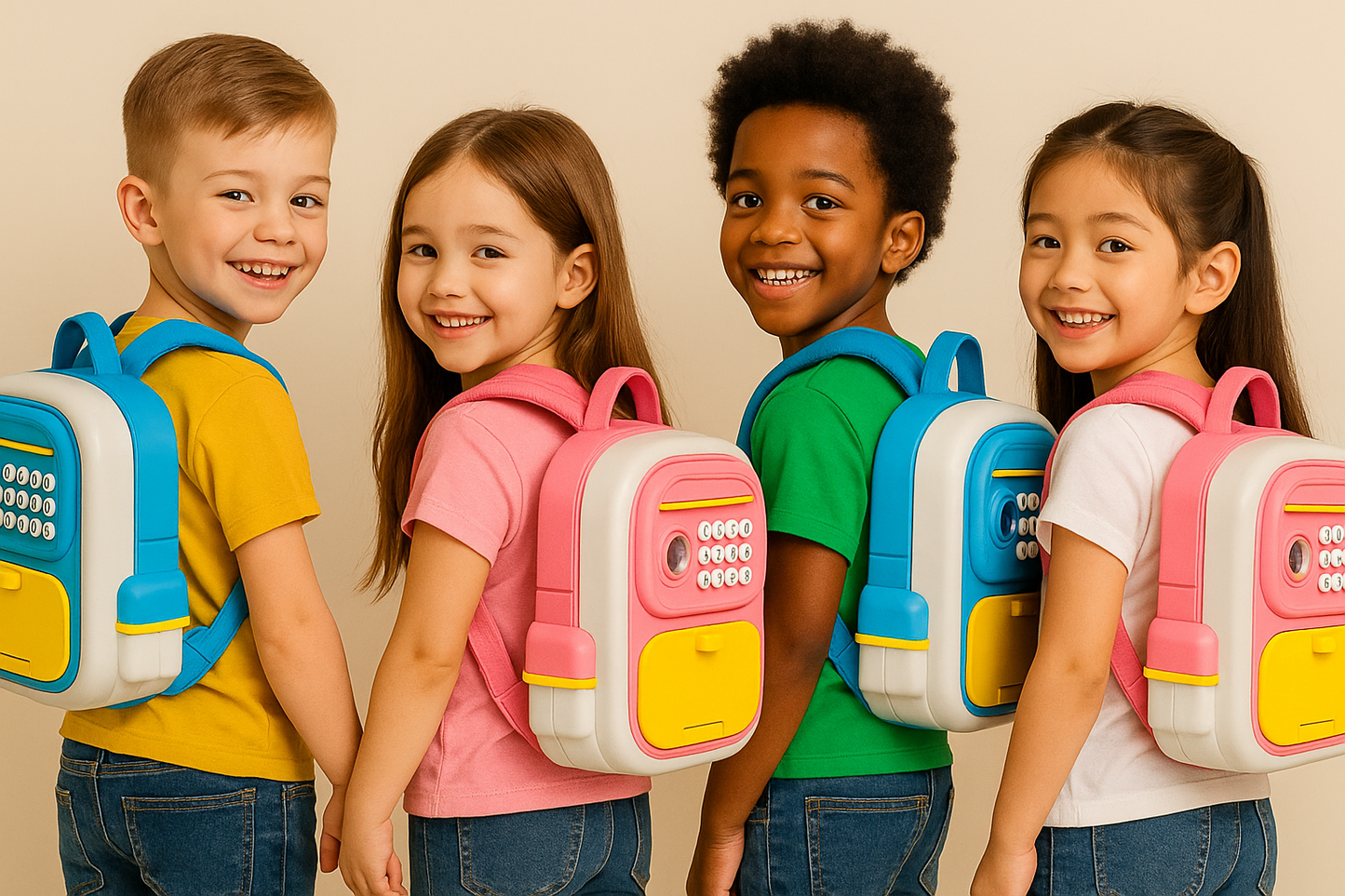 Alcancía electrónica con “Face ID” simulado | ATM infantil con contraseña