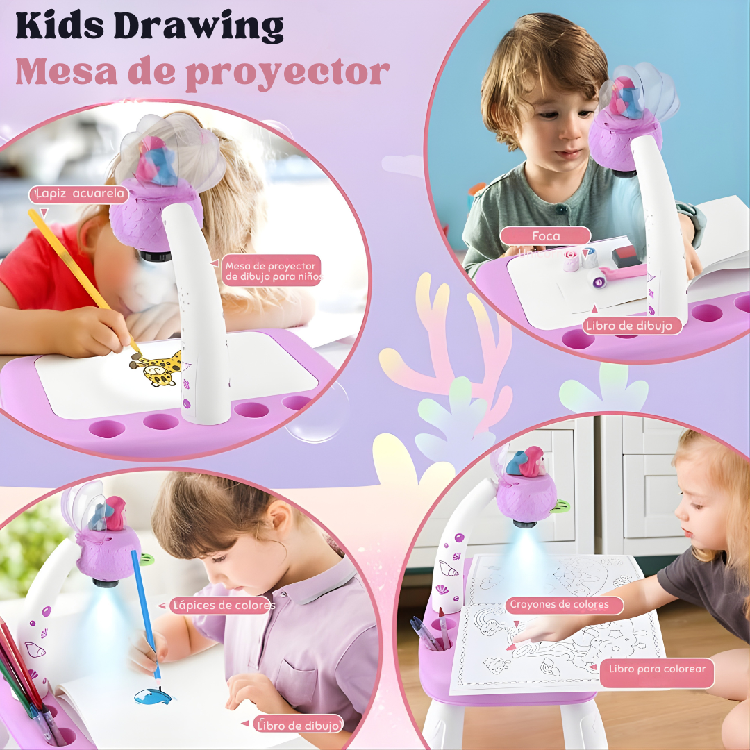 Proyector de Dibujo Infantil Educativo – Mesa de Proyección para Niños