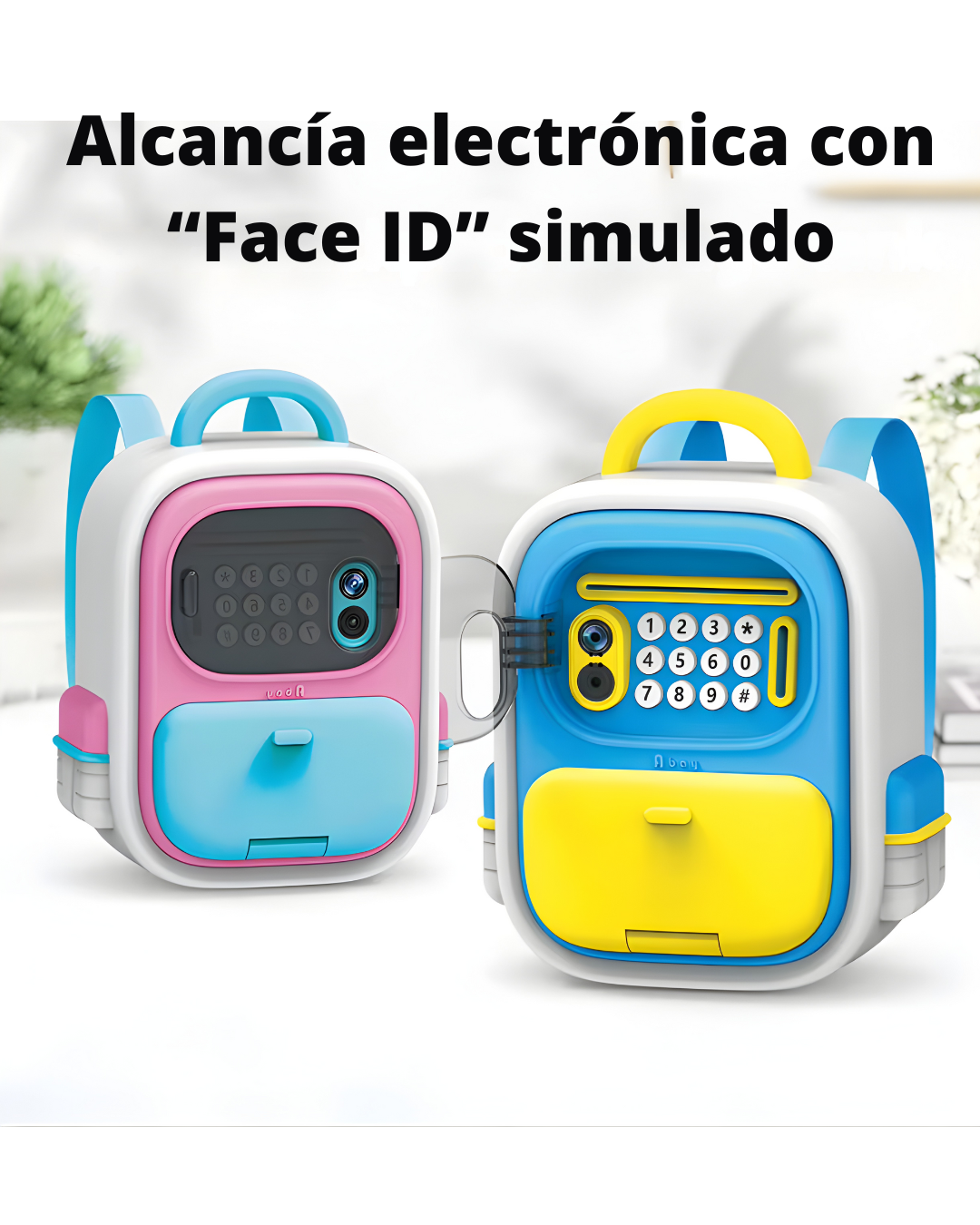 Alcancía electrónica con “Face ID” simulado | ATM infantil con contraseña
