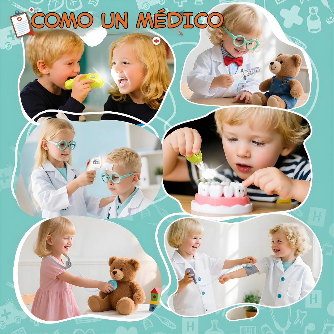 Carro Médico de Juguete Grande 114 cm | Set Doctor Completo (JC 660-93)