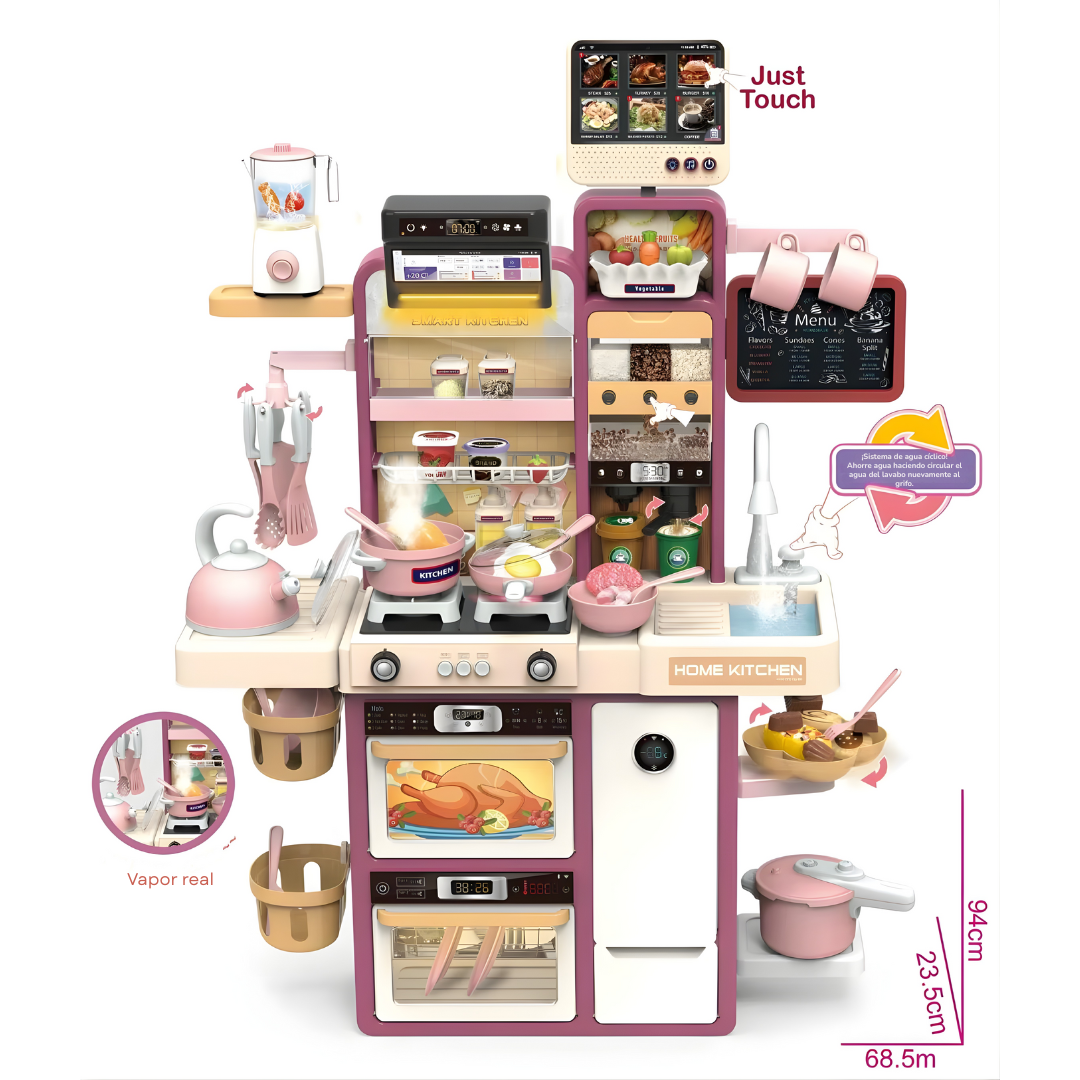 Cocina de Juguete Premium para Niños – Set Completo Unisex 3+