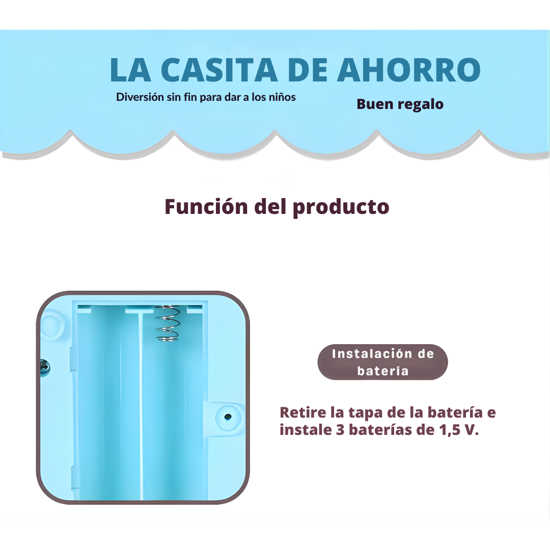 Alcancía Perrito en Casita – Money Bank Infantil (Monedas) | Regalo Educativo
