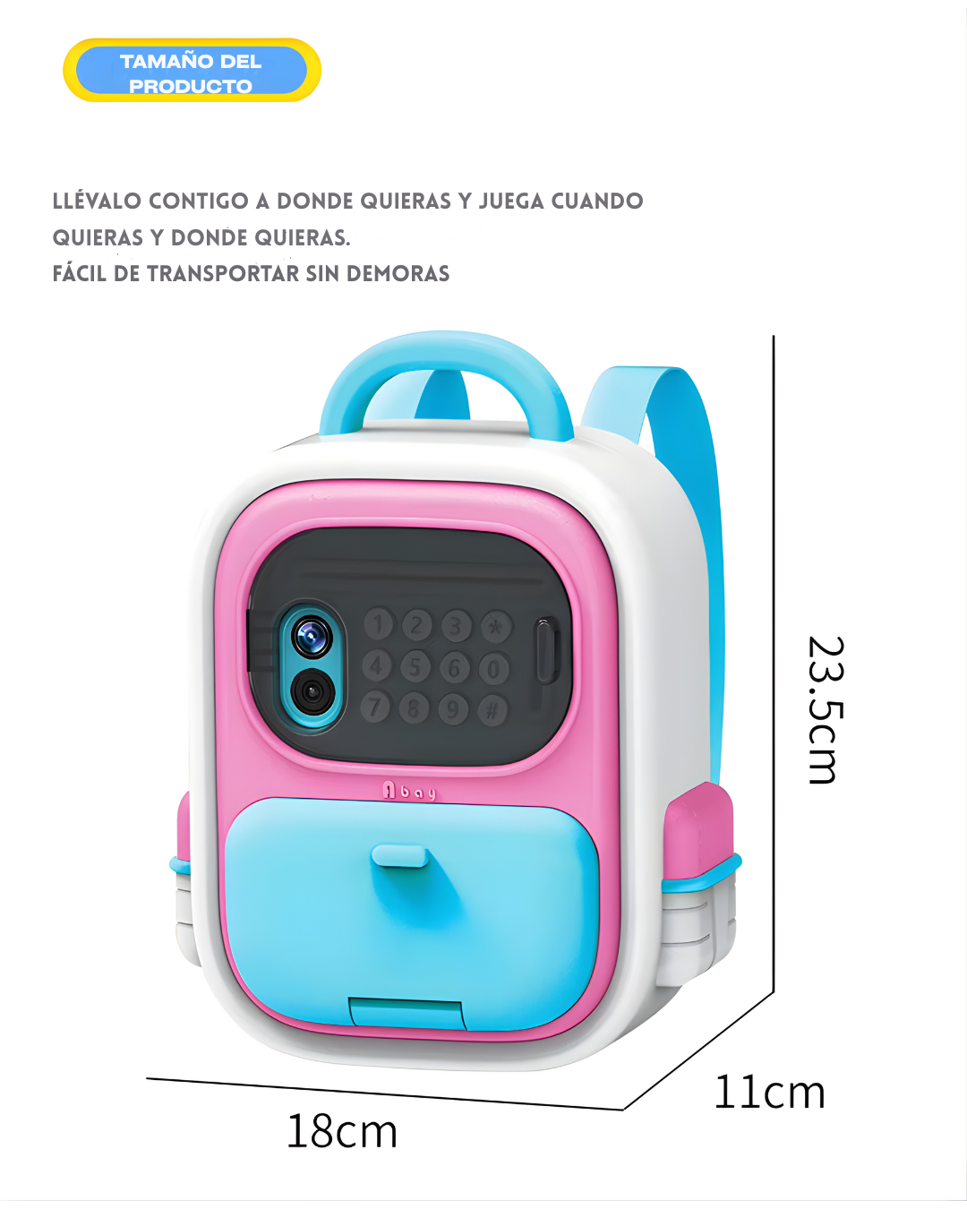 Alcancía electrónica con “Face ID” simulado | ATM infantil con contraseña