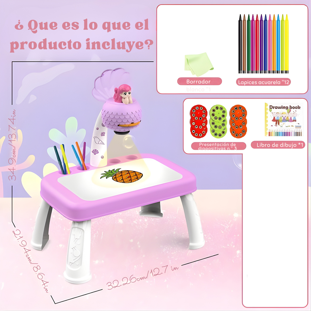 Proyector de Dibujo Infantil Educativo – Mesa de Proyección para Niños