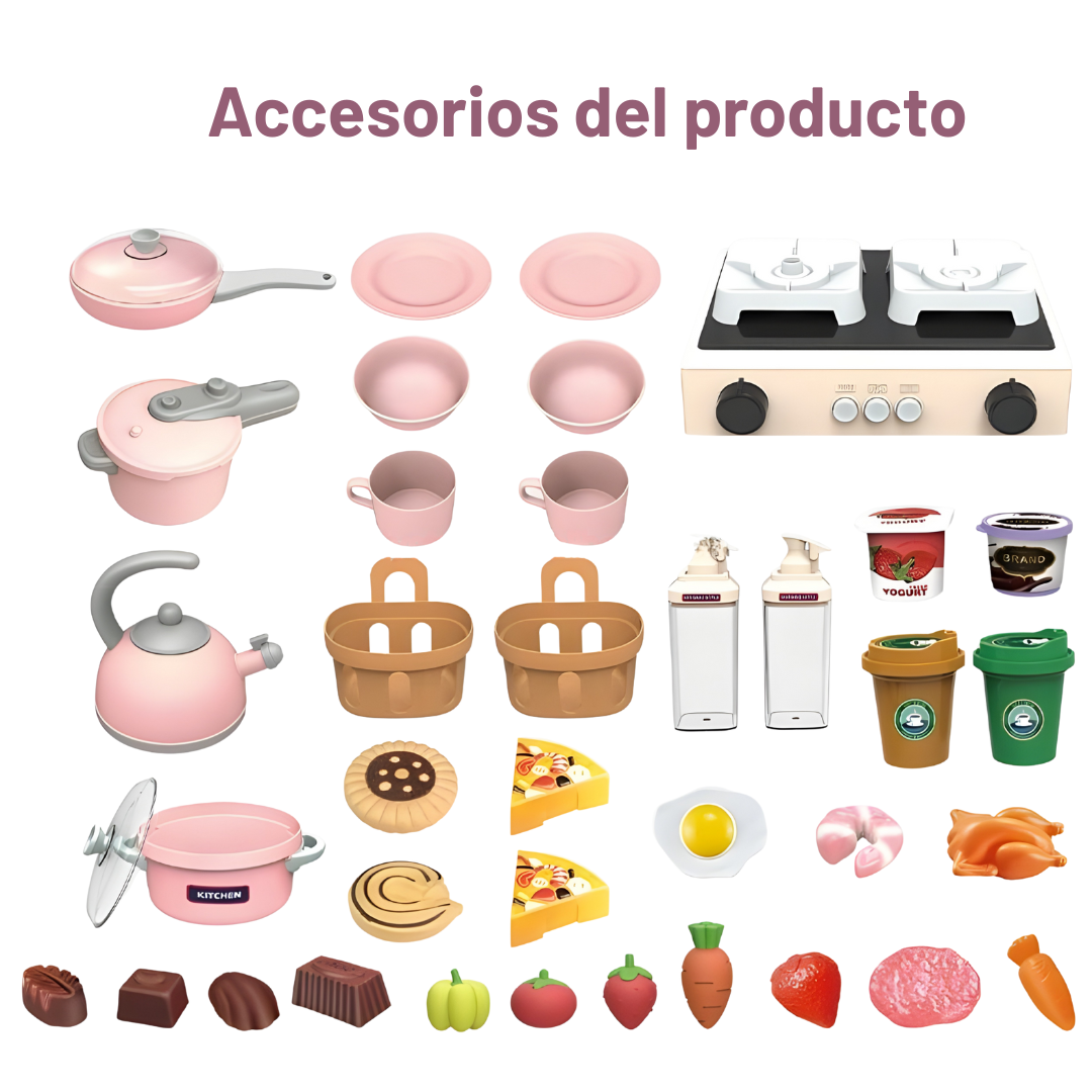 Cocina de Juguete Premium para Niños – Set Completo Unisex 3+