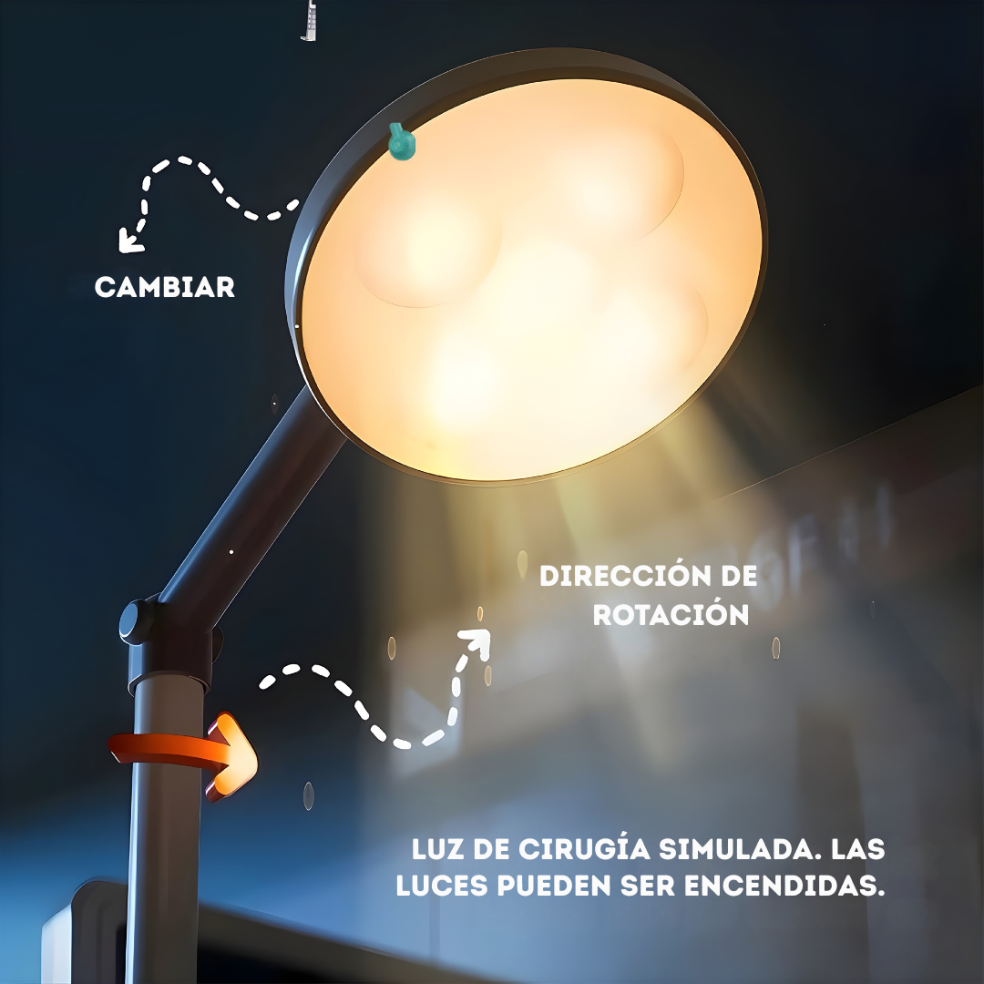 Carro Médico Dentista – Juego de Rol (30 piezas)