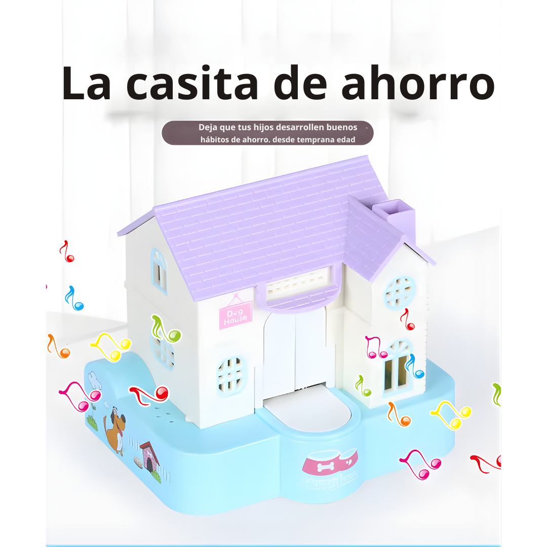 Alcancía Perrito en Casita – Money Bank Infantil (Monedas) | Regalo Educativo