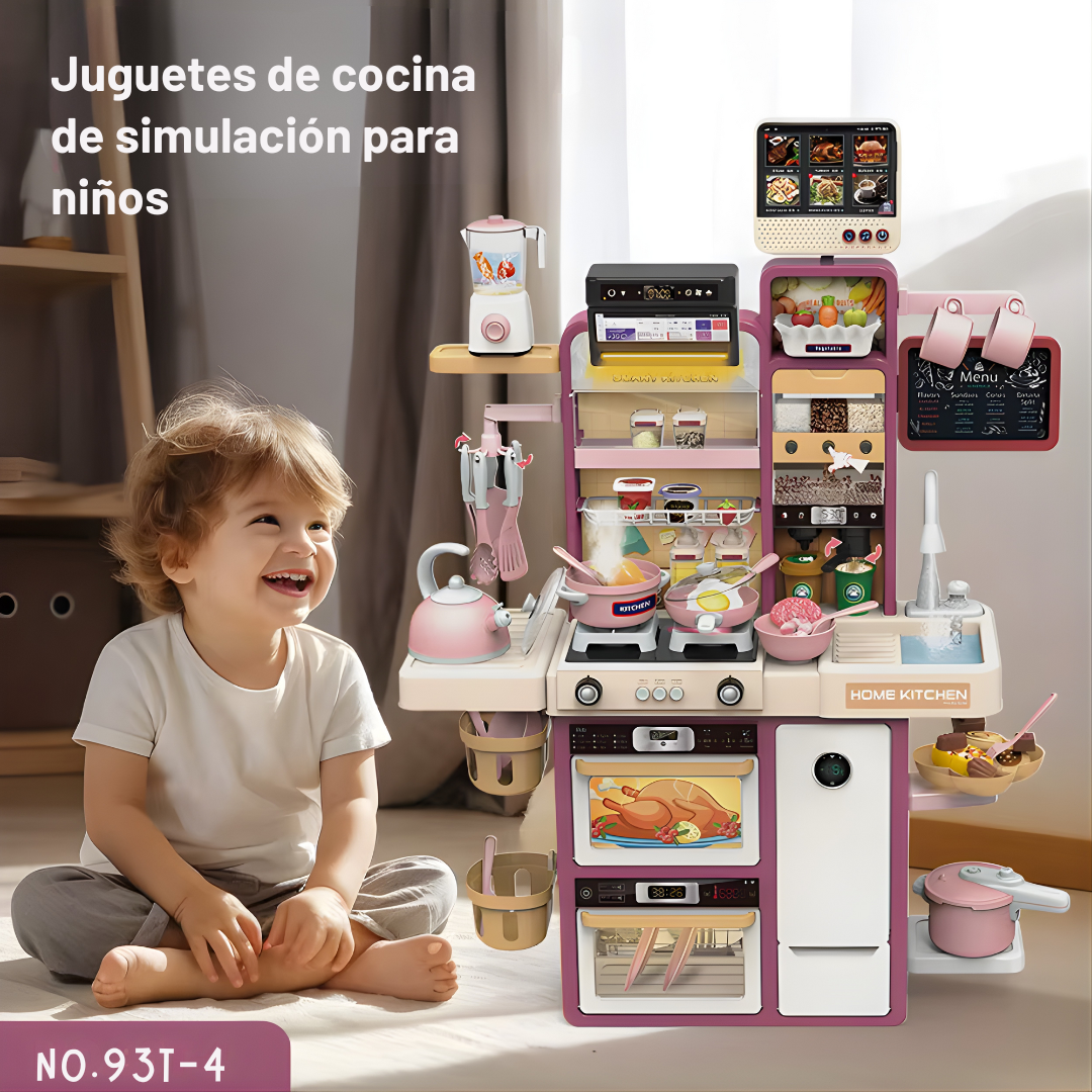 Cocina de Juguete Premium para Niños – Set Completo Unisex 3+