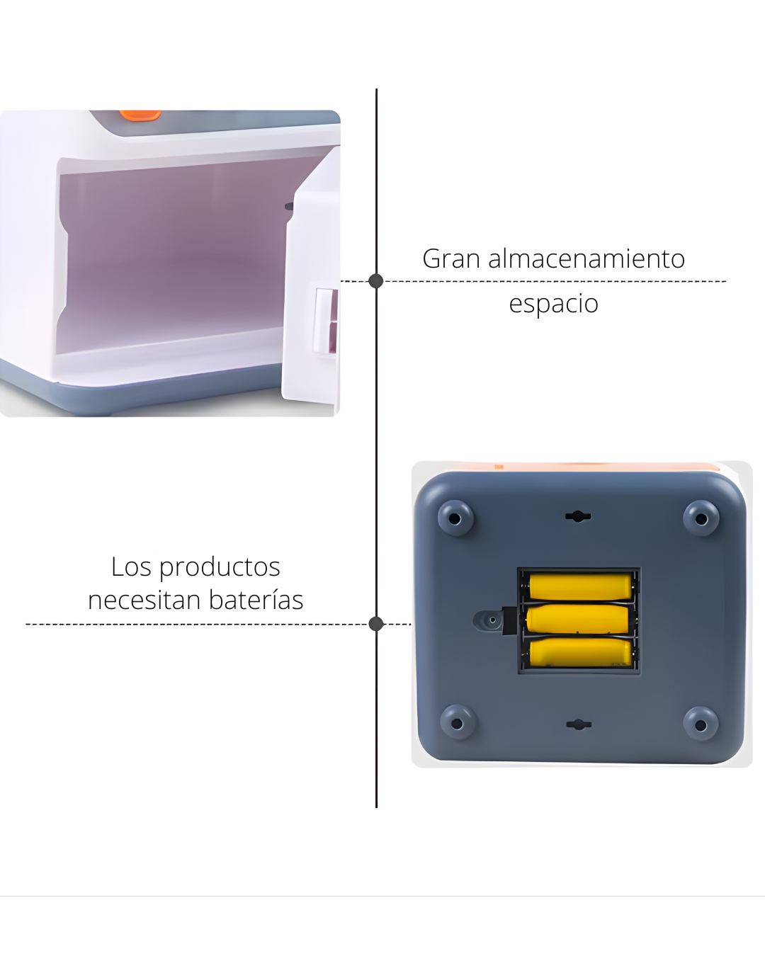 Alcancía Electrónica Infantil con “Reconocimiento Facial” + Clave | ATM para Niños 26.5 cm, Auto-Enrolle de Billetes, Gran Capacidad