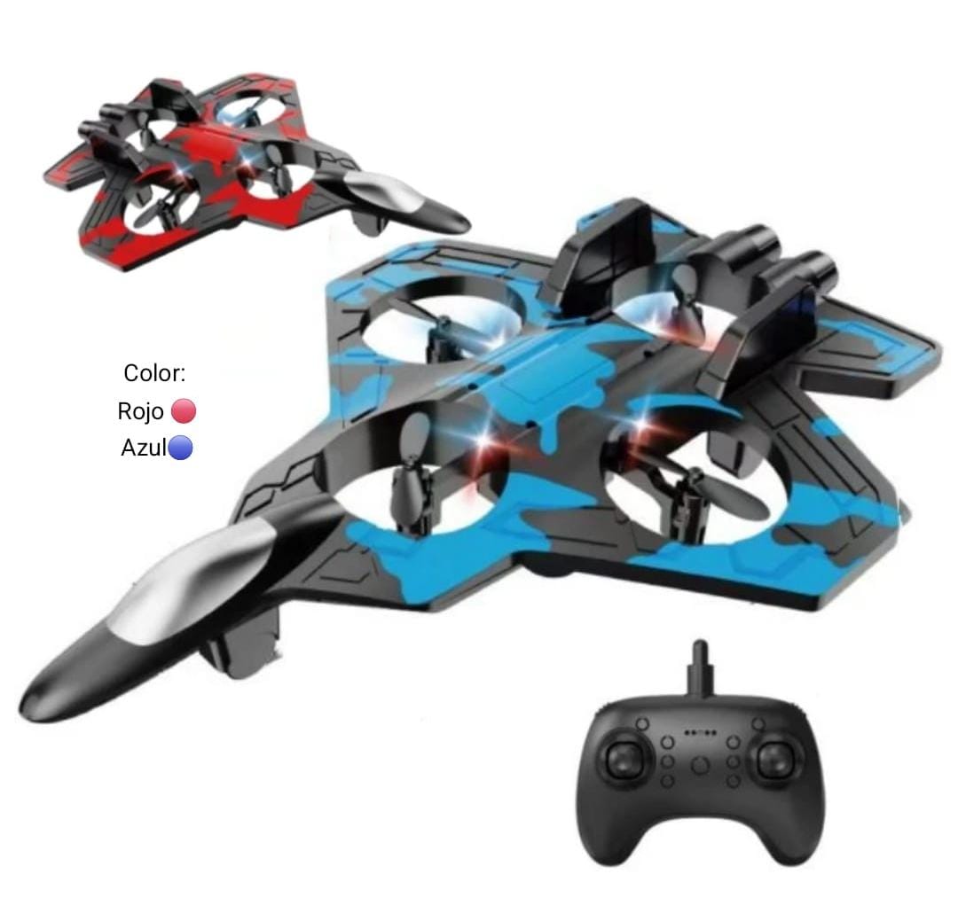 Avión RC 4 canales con LED | Principiantes (40 m)